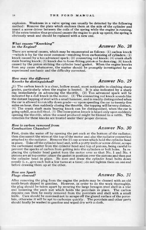 1925 Ford Owners Manual Page 1